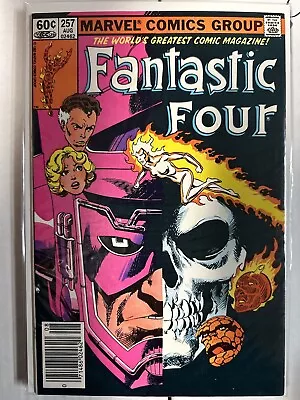 Buy Fantastic Four#257 GALACTUS Devours Skrulls Homeworld-High Grade Bronze Age Key • 20.05£