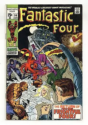 Buy Fantastic Four #94 VG- 3.5 1970 • 147.91£