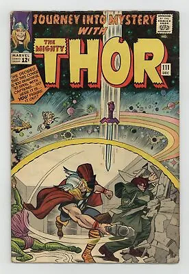 Buy Thor Journey Into Mystery #111 FR/GD 1.5 1964 • 18.92£