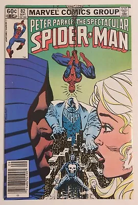 Buy The Spectacular Spider-Man #82 (1983, Marvel) FN- Newsstand Punisher Vs Kingpin • 4.39£