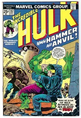 Buy 1974 VG/FN Incredible Hulk #182 : Third Appearance Of Wolverine • 79.39£
