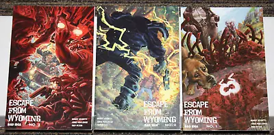 Buy Bad Idea Escape From Wyoming #1-3 COMPLETE SET - ALL 1sts & As - UNREAD STOCK - • 14.19£
