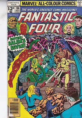 Buy Marvel Comics Fantastic Four Vol. 1 #186 Sept 1977 Fast P&p Same Day Dispatch • 7.99£