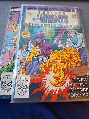 Buy Marvel Comics The New Mutants Annual Issues 4 And 5 VF/NM /2-136 • 7.13£