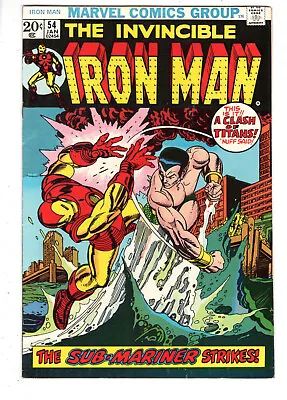 Buy Invincible Iron Man #54 (1973) - Grade 6.5 - 1st App Moondragon As Madam Macevil • 198.61£