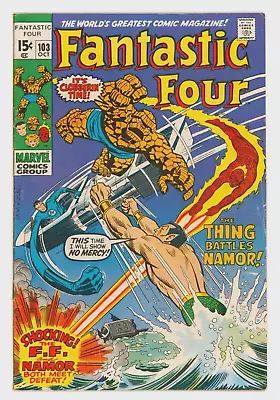 Buy Fantastic Four #103 FN 6.0 Versus Sub-Mariner • 24£