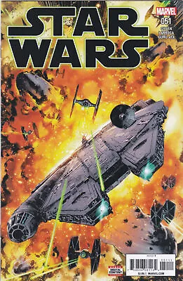 Buy STAR WARS 51 2018 Millennium Falcon VS Tie Fighter Cover Han Solo Chewbacca Leia • 2.39£