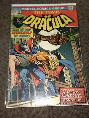 Buy The Tomb Dracula 18 - Vs Werewolf By Night - Bronze Age Horror - Very Good 4.0 • 15.77£