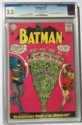 Buy Batman 171 (May 1965)  CGC 3.5 1st Silver Age Appearance The Riddler • 367.78£