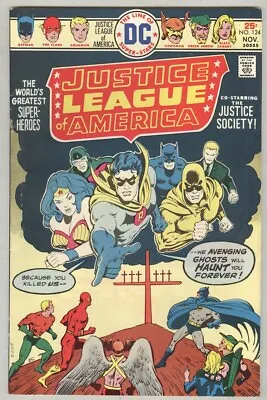 Buy Justice League #124 November 1975 VG+ Justice Society • 5.92£