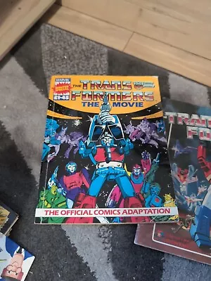 Buy Marvel Comics The Transformers The Movie Official Comics Adaptation Uk Comic • 15£