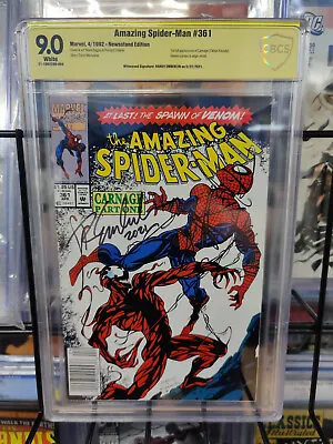 Buy Amazing Spider-man #361 (1992) - Cbcs Grade 9.0 - 1st Full Carnage Emberlin Sig! • 121.64£