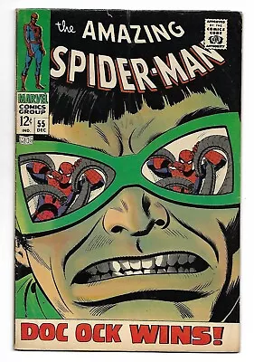 Buy AMAZING SPIDER-MAN (1963 Series) #55 VG/FINE (5.0) DOC OCK WINS • 89.99£