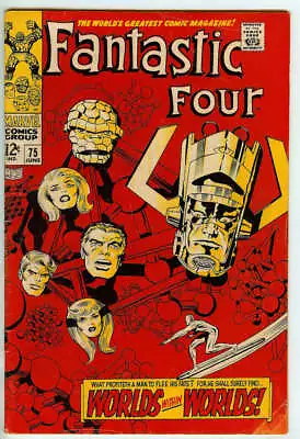 Buy Fantastic Four #75 4.0 // Silver Surfer + Galactus App Marvel 1968 • 71.15£