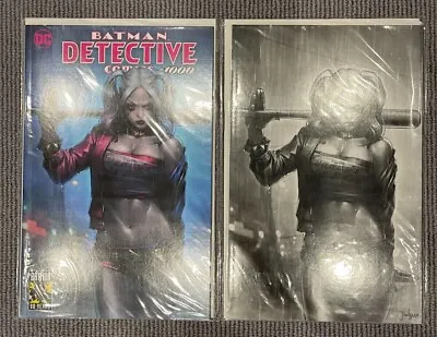 Buy Detective Comics #1000 Jeehyung Lee Harley Quinn Trade + B&w Virgin Variant Set • 65£