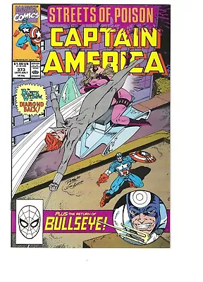 Buy Captain America #373 July 1990 1st LEON HAWSKINS NM • 11.86£