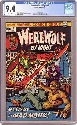Buy Werewolf By Night #3 CGC 9.4 1973 4373202003 • 189.75£