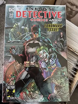 Buy Detective Comics #1000 Jim Lee 96 Page Giant Batman DC Arkham Knight Joker • 9£