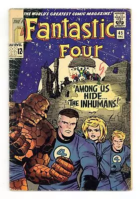 Buy Fantastic Four #45 GD- 1.8 1965 1st App. Inhumans • 83.95£