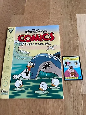 Buy Carl Barks Library  Walt Disney's Comics And Stories #1 ~ Gladstone 1992 W/Card • 7.94£