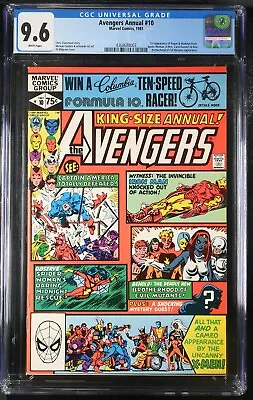 Buy Avengers Annual #10 CGC 9.6 WHITE Pages 1st Appearance Of Rogue 1981 Marvel MCU! • 217.74£