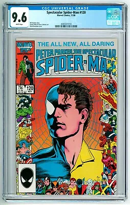Buy Peter Parker The Spectacular Spider-Man #120 Marvel Comics ©1986 CGC 9.6 • 67.20£