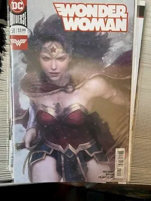 Buy Wonder Woman #51 (New DC Rebirth, RARE Artgerm Variant Cover) First Printing • 12.99£