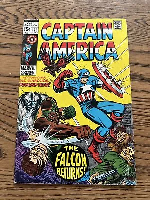 Buy Captain America #126  (Marvel 1970) 1st Appearance Diamond Head! Silver Age VG+ • 11.86£