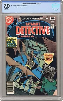 Buy Detective Comics #477 CBCS 7.0 Newsstand 1978 21-3B8C92F-140 • 26.91£