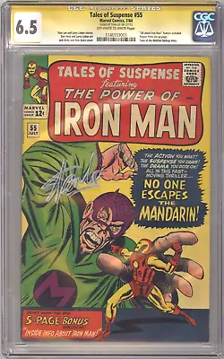Buy Tales Of Suspense #55 Cgc 6.5 Signature Series Signed Stan Lee Mandarin Marvel • 699.95£