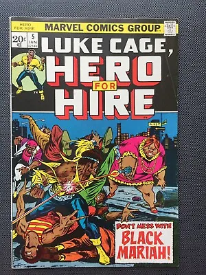 Buy Luke Cage, Hero For Hire #5, F-, First Appearance Of Black Mariah • 16.05£
