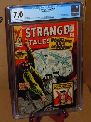 Buy ✔️ Strange Tales #131 CGC 7.0 Marvel Comics 1965 🔑 Early Marvel • 118.36£