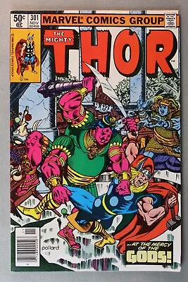 Buy The Mighty Thor #301 *1980*  At The Mercy Of The Gods!  1st Appearance Of Ta-Lo • 4.76£