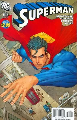 Buy Superman #709 DC Comics 2010 Kenneth Rocafort Variant Cover Comic Book 1:10 • 3.56£