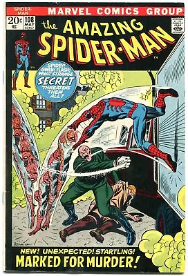 Buy Amazing Spider-man #108 1972-marvel Comics-- Vietnam Fn+ • 30.24£