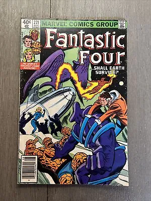 Buy FANTASTIC FOUR #221 HUMAN TORCH THING MARVEL COMICS Aug 1980 • 4.75£