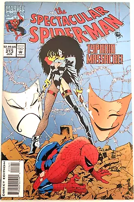 Buy Spectacular Spider-man. # 213.  1st Series. June 1994.  Marvel Comics. Fn/vfn • 2.99£
