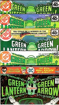 Buy Green Lantern Green Arrow 90 108 112 114 115  Mike Grell! Alan Scott!  Vf+ (8.5) • 48.15£