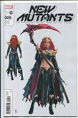 Buy New Mutants #29 - Rod Reis  Design  Variant Cover - Marvel Comics/2022 - 1/10 • 7.85£
