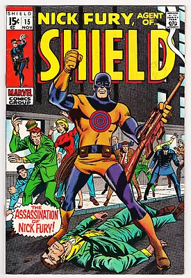 Buy Nick Fury Agent Of Shield # 15 - 1st App Bullseye (original) Glossy Marvel 1969 • 13.95£