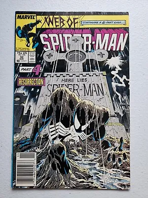 Buy Vintage Sider Man. WEB Of SPIDER-MAN Comic Book #32 (1987)  (MARVEL)  • 55.21£