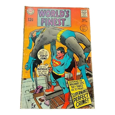 Buy World's Finest 180 Comic DC Silver Age DC 1968 Neal Adams Cover Batman Superman • 9.99£