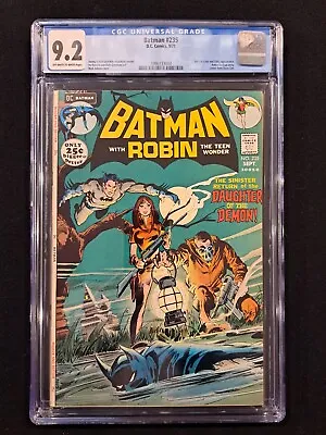 Buy Batman 235 CGC 9.2 DC 1971 Neal Adams 2nd Appearance Ra's AL Ghul Talia • 655.33£