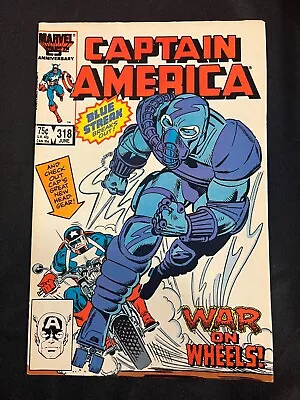 Buy 1986 Jun Issue 318 Marvel Captain America Justice  Served Comic Book KB 9/11/23 • 4.79£