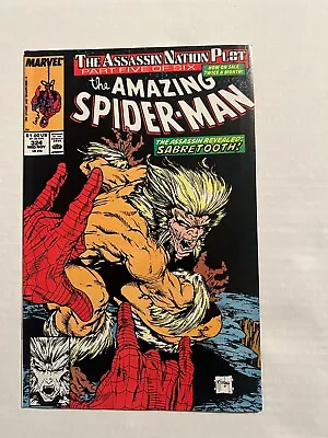Buy Amazing Spider-man #324 Sabertooth Appearance Todd Mcfarlane Cover & Art 1989 • 15.83£