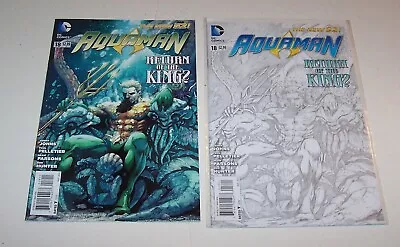 Buy Aquaman (New 52) #18 - DC 2013 Modern Age Issue And Sketch Variant - NM Range • 4.55£