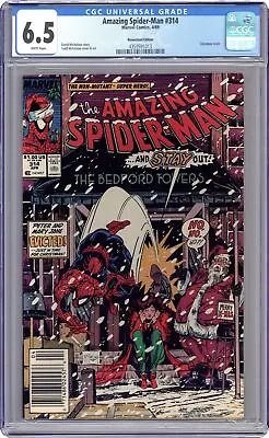 Buy Amazing Spider-Man #314D CGC 6.5 Newsstand 1989 4359591013 • 37.58£