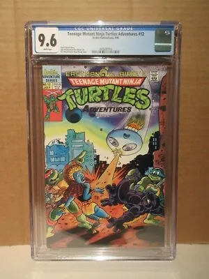 Buy Teenage Mutant Ninja Turtles Adventures #12 Archie Publications 7/90 CGC 9.6 • 95.94£