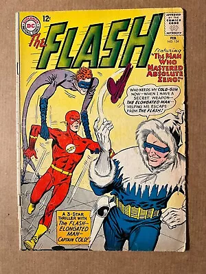 Buy Flash #134 1963 Classic Captain Cold Cover. See Pics For Condition • 24.10£