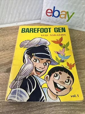 Buy FIRST EDITION Barefoot Gen Vol 1 Story Of Hiroshima Manga Nakazawa 1976 R3 • 59.63£